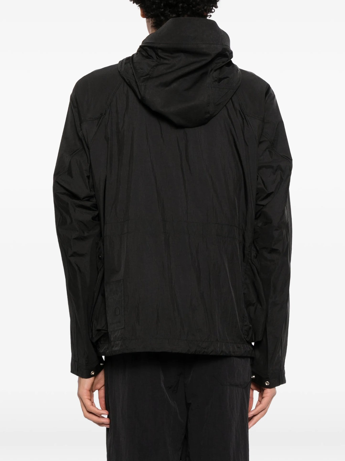 Hooded Flap-Pocket Jacket