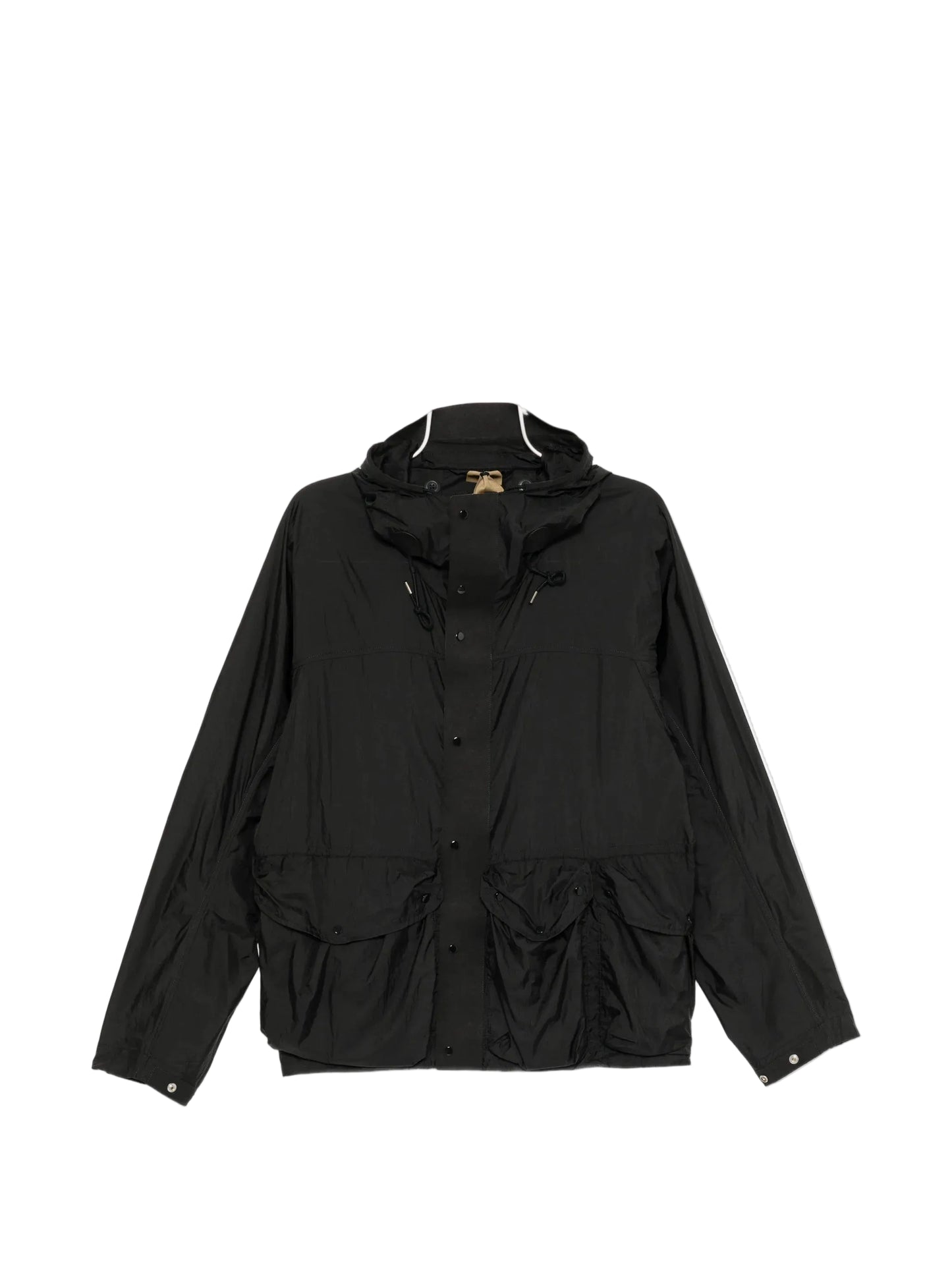 Hooded Flap-Pocket Jacket