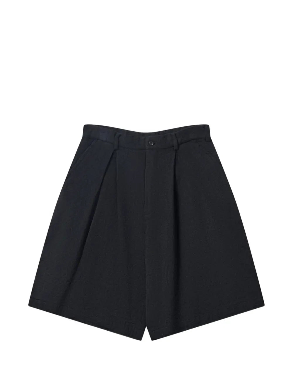 pleated wide-leg shorts