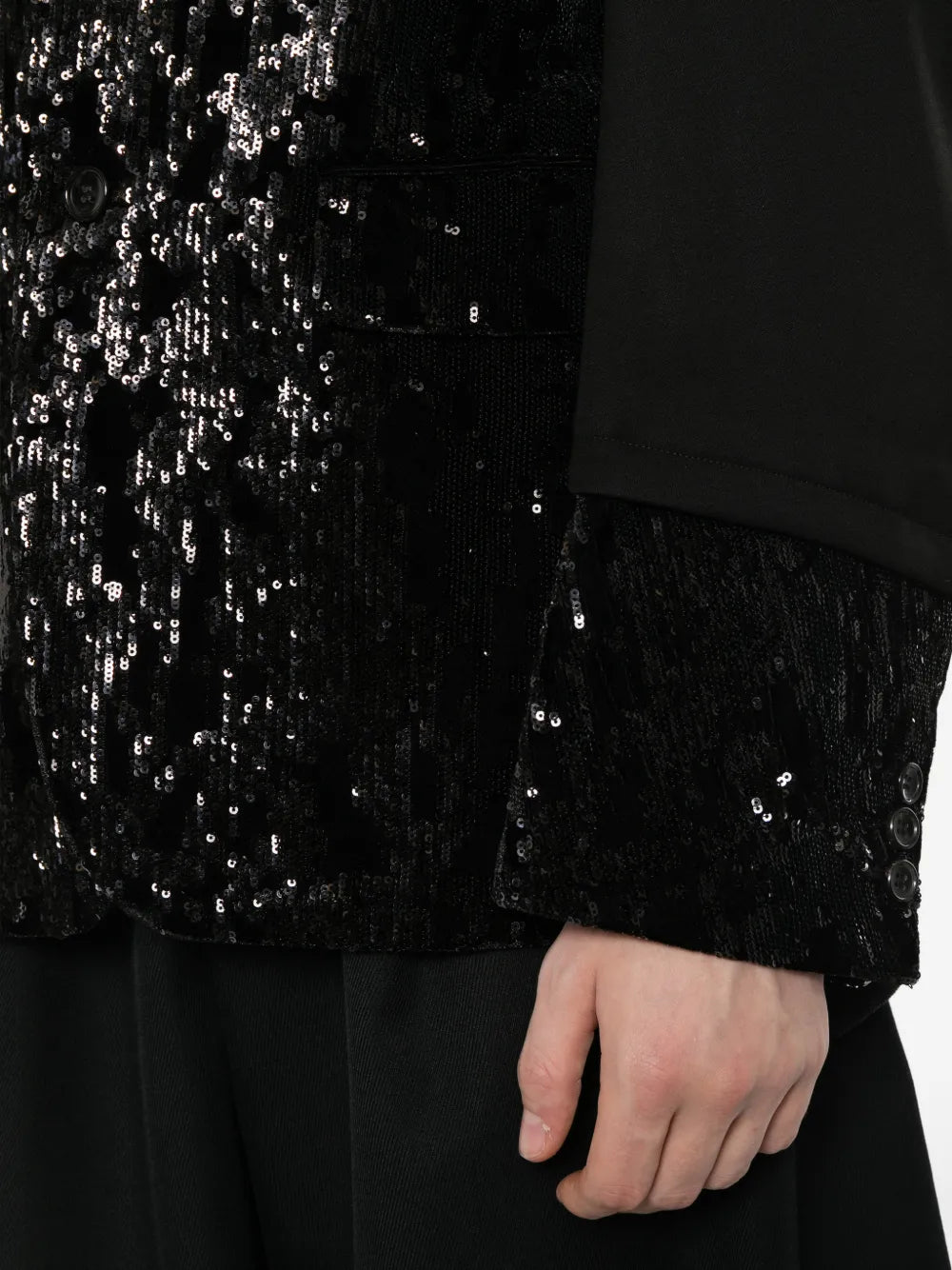 sequin-embellished blazer