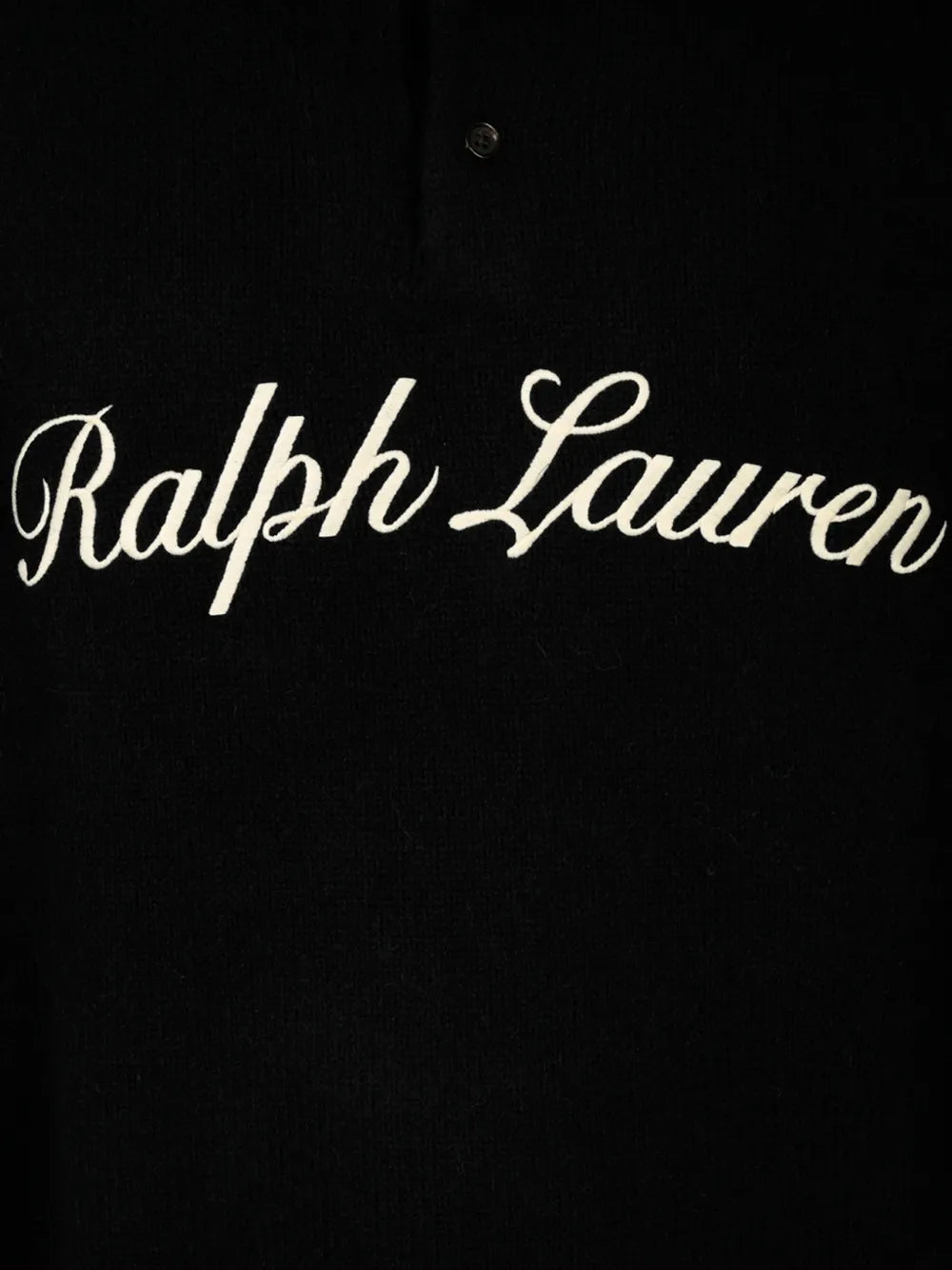 logo-embroidered polo-collar sweater