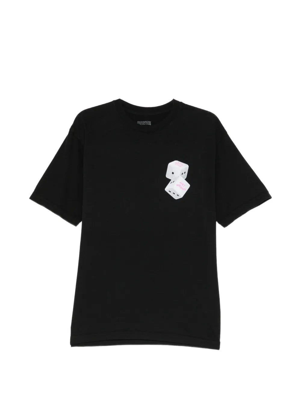 dice-print cotton T-shirt