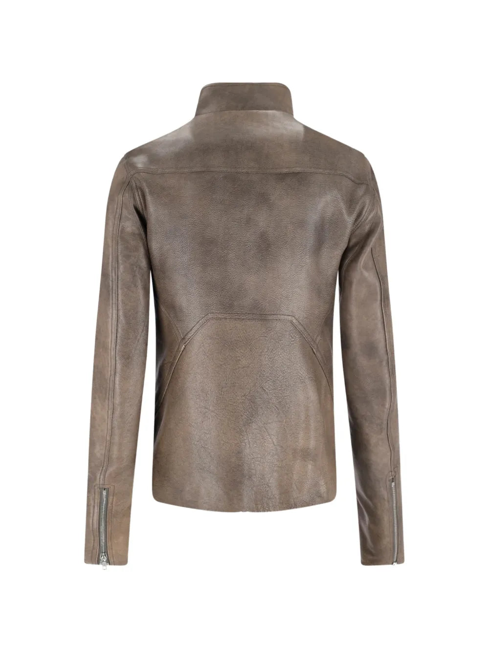 asymmetric leather jacket