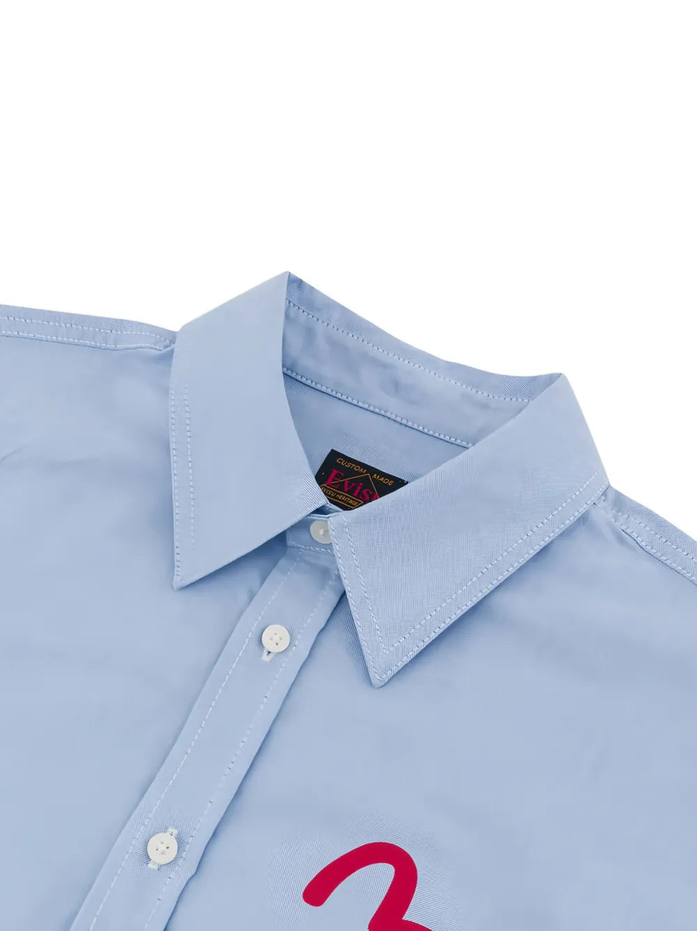 Seagull-print oxford shirt