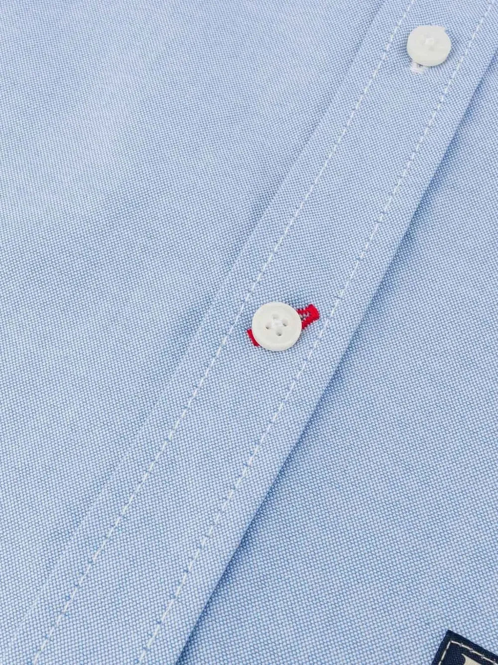 Seagull-print oxford shirt