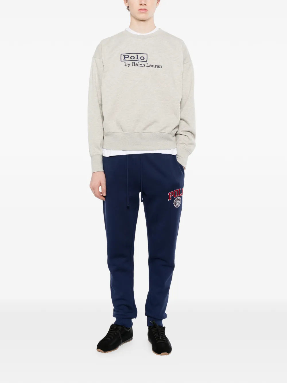 logo-embroidered sweatshirt