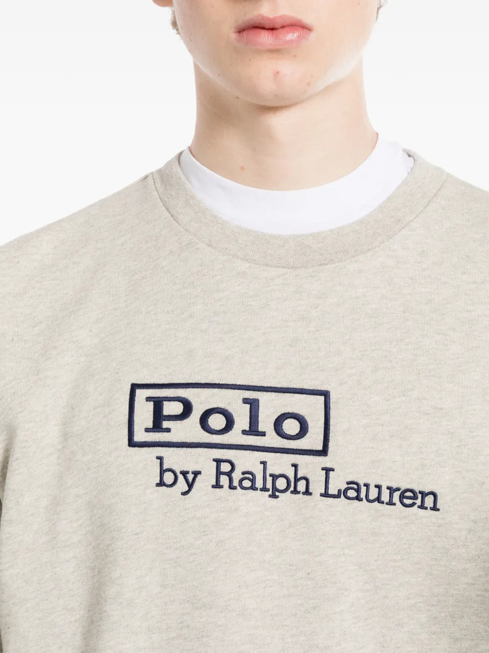 logo-embroidered sweatshirt