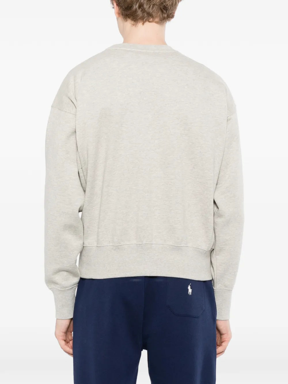 logo-embroidered sweatshirt