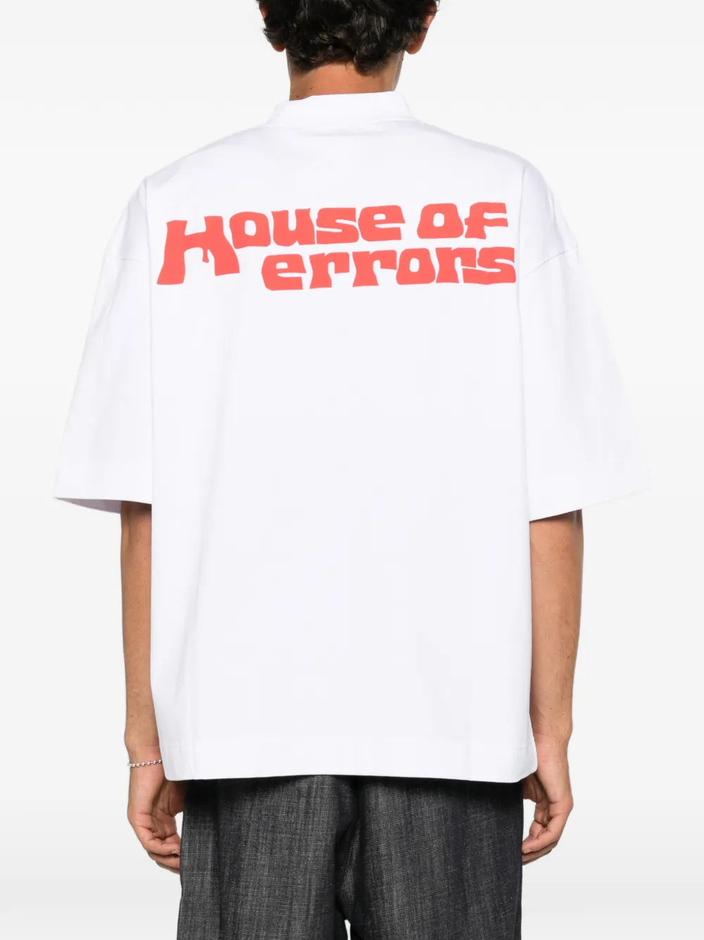 graphic-print logo-print T-shirt