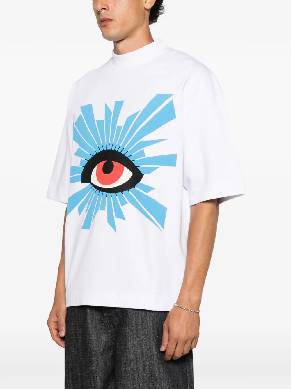 graphic-print logo-print T-shirt