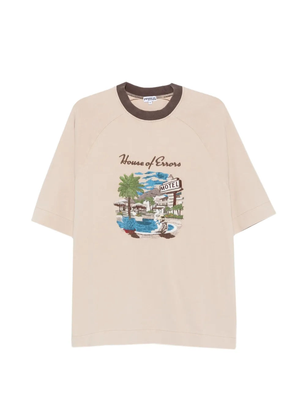 Motel Steakout logo-embroidered T-shirt