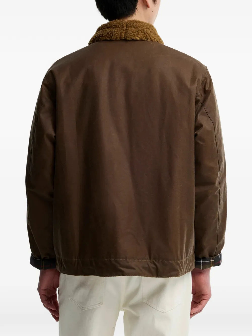 fleece-collar jacket