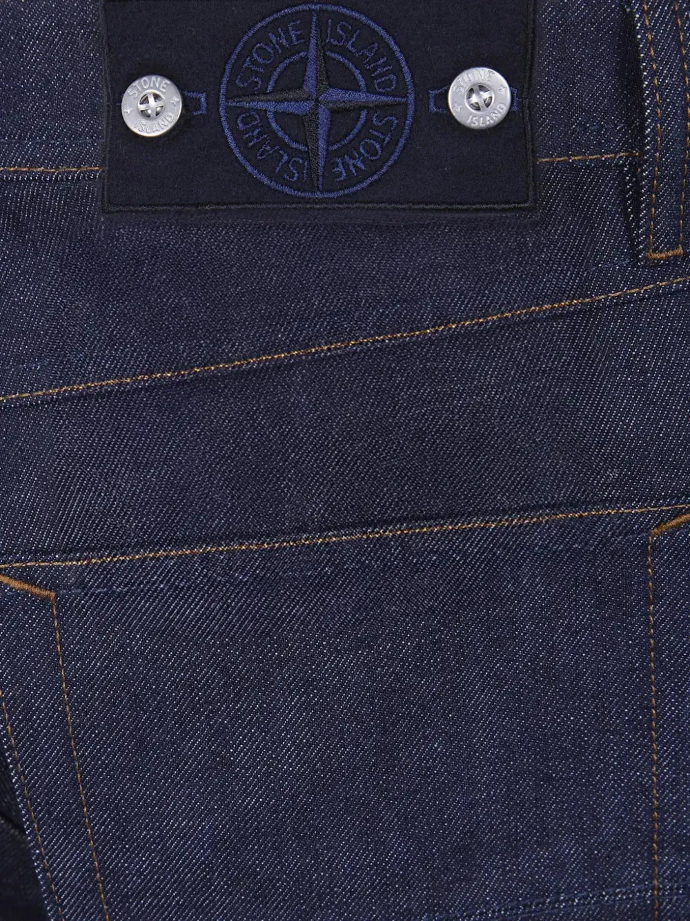 Logo-Patch Straight-Leg Jeans