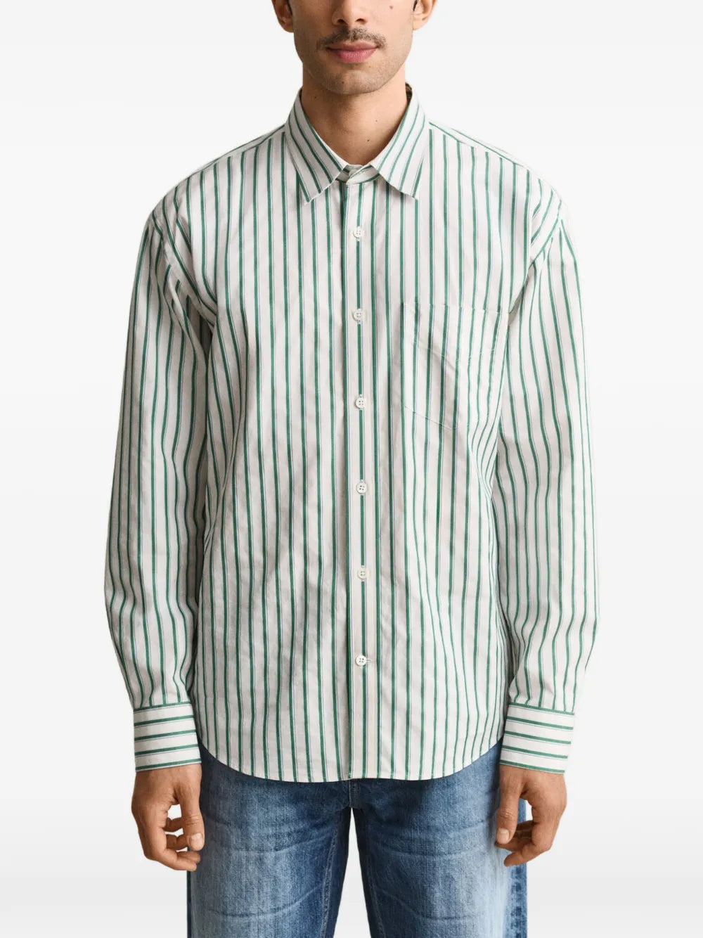 striped cotton shirt