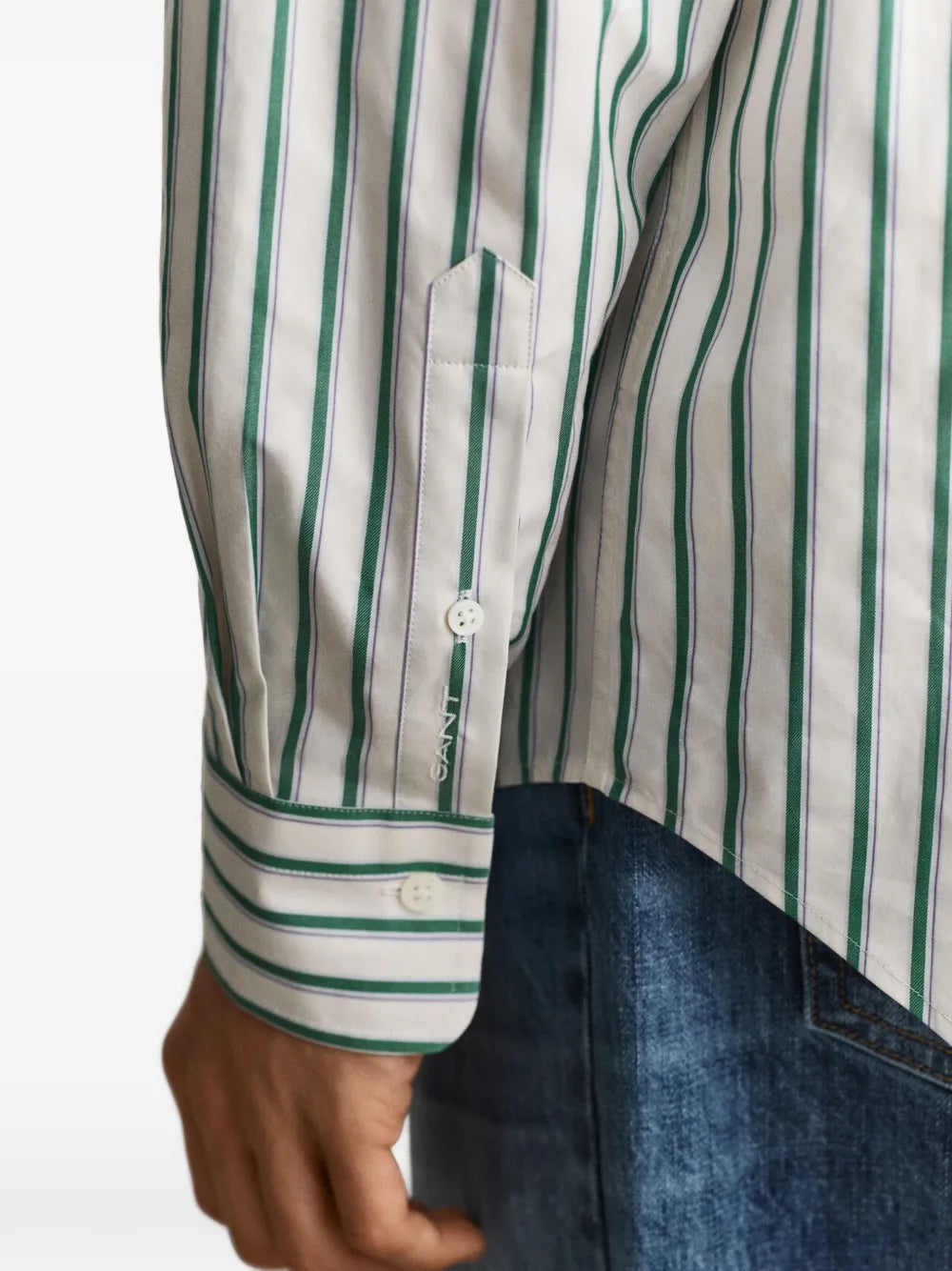 striped cotton shirt