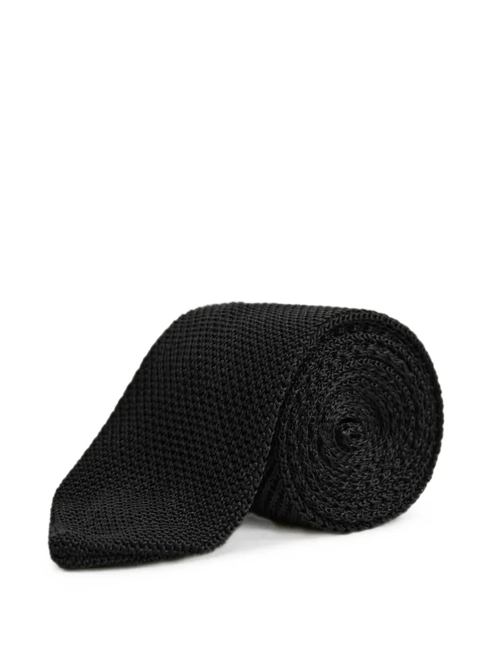 knitted silk tie