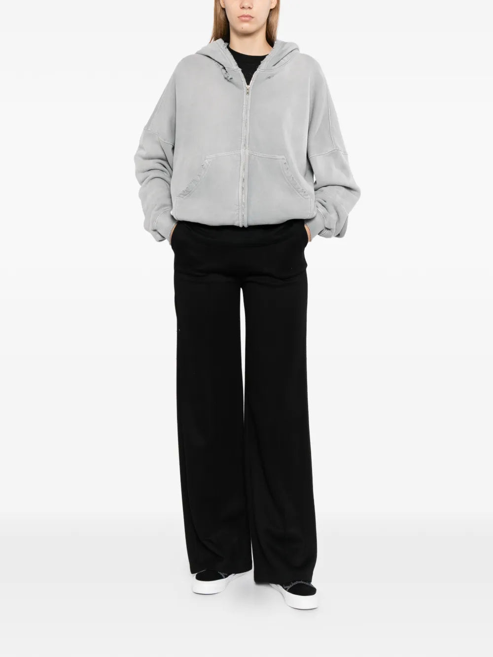 zip-up hoodie
