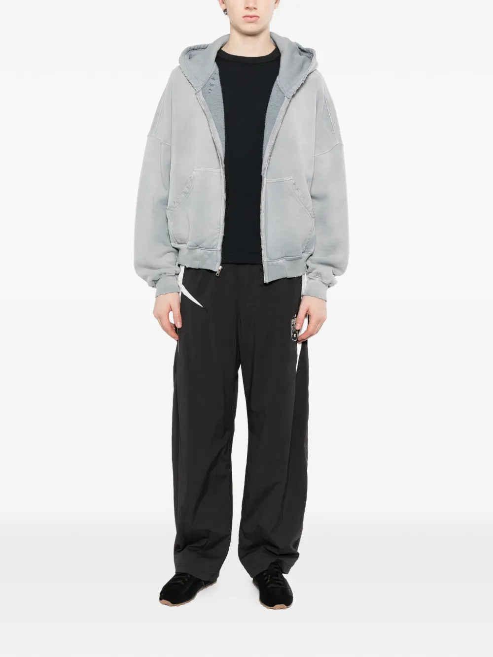 zip-up hoodie