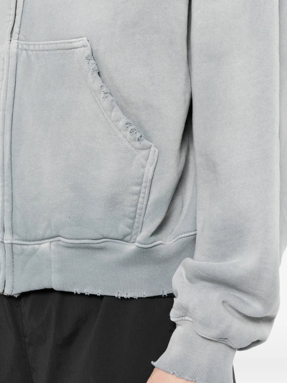 zip-up hoodie