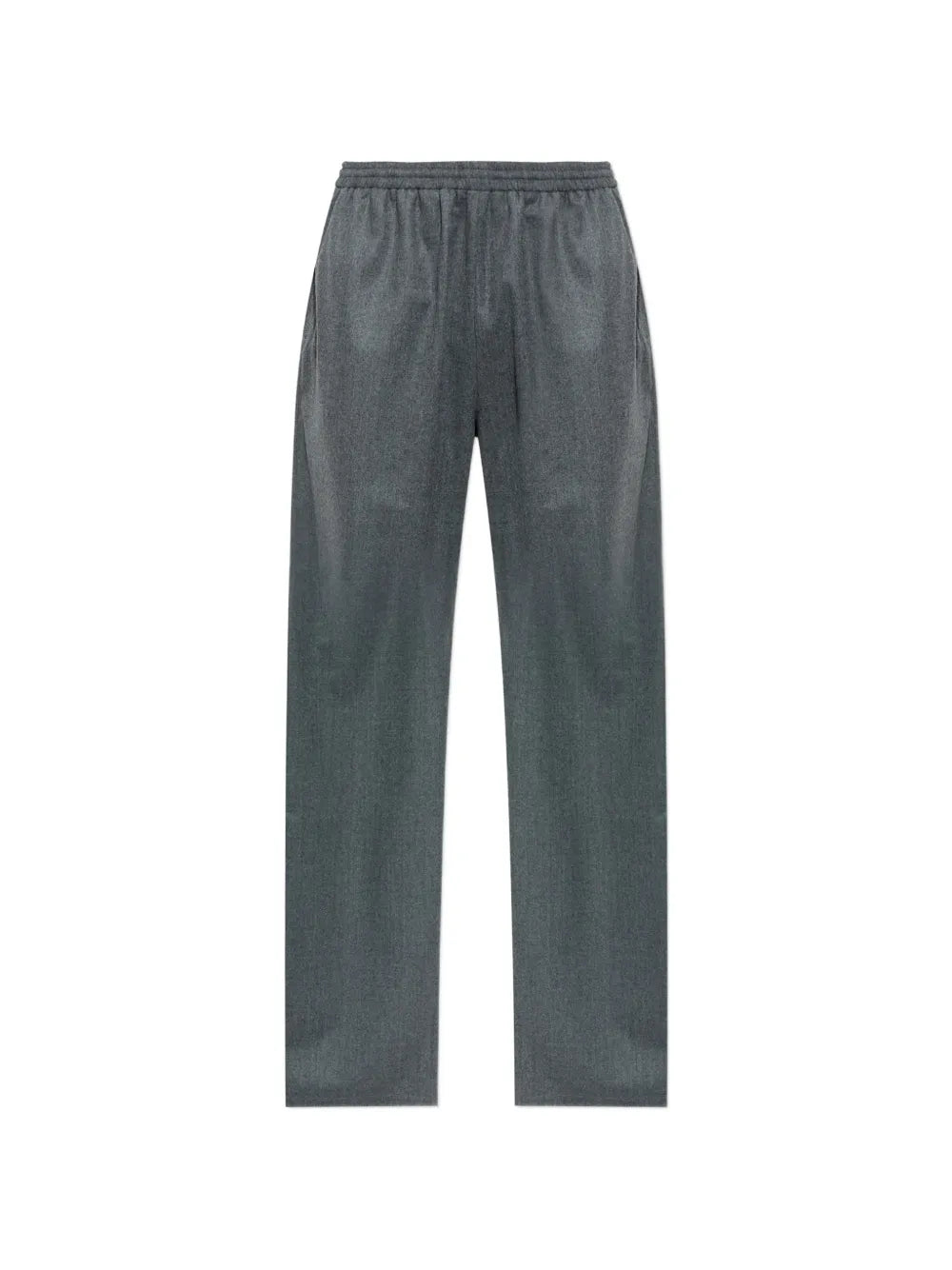 fluid wool flannel trousers