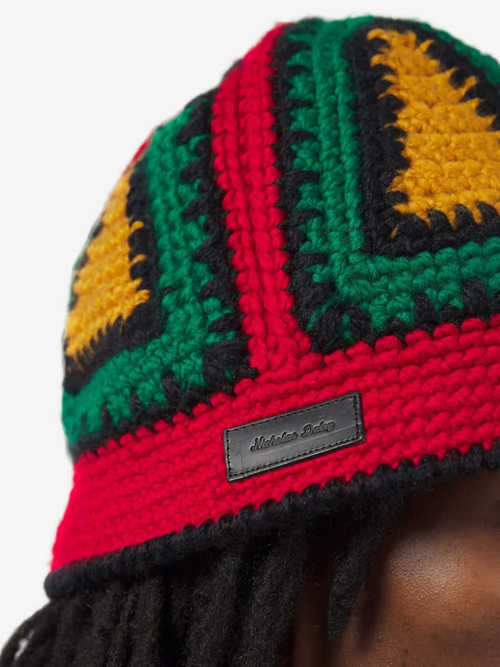 Crochet-Knit Bucket Hat