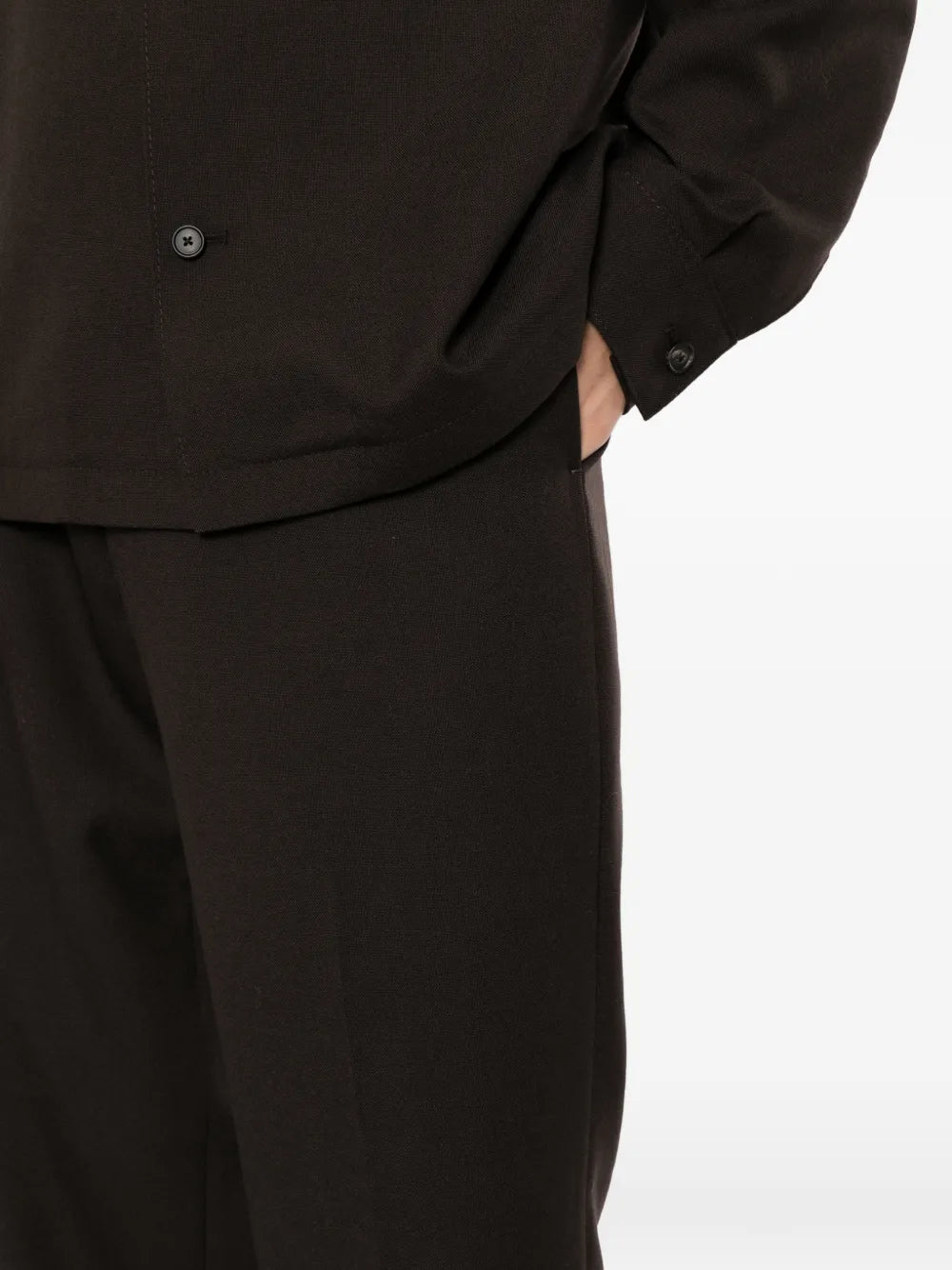 straight-leg tailored trousers 