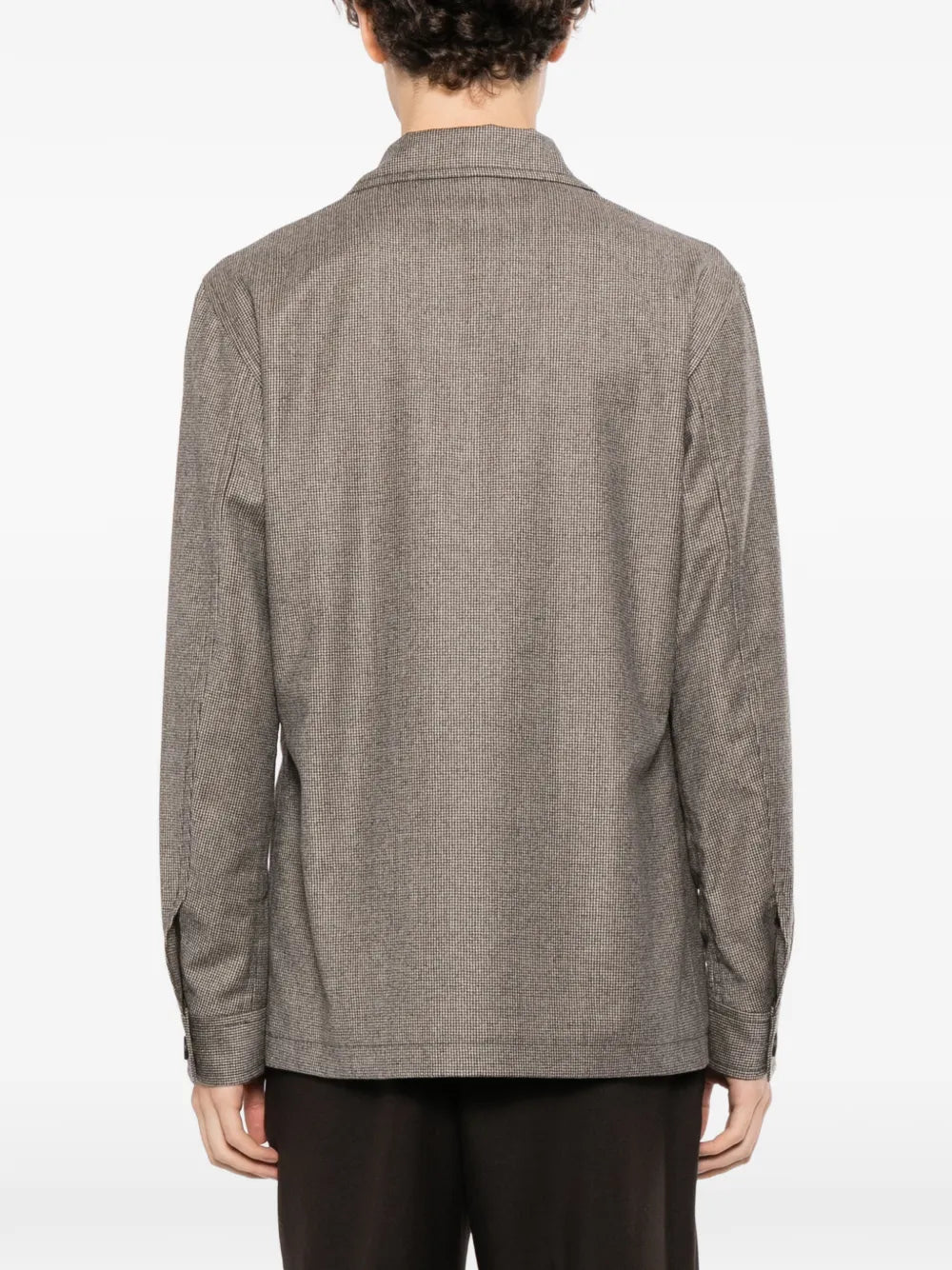 chest flap pockets shirt jacket 