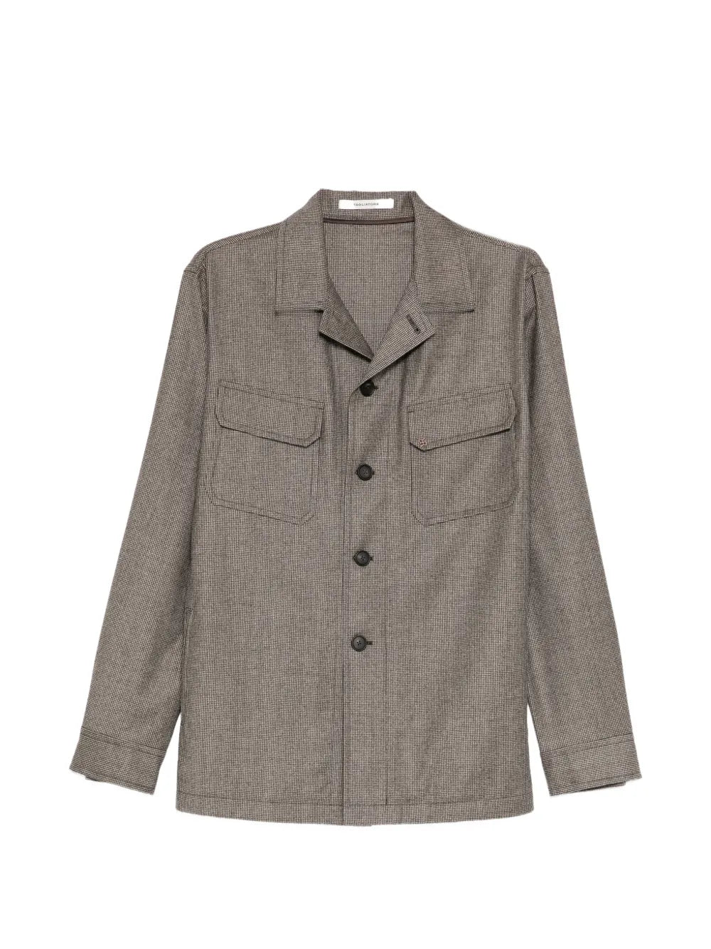 chest flap pockets shirt jacket 