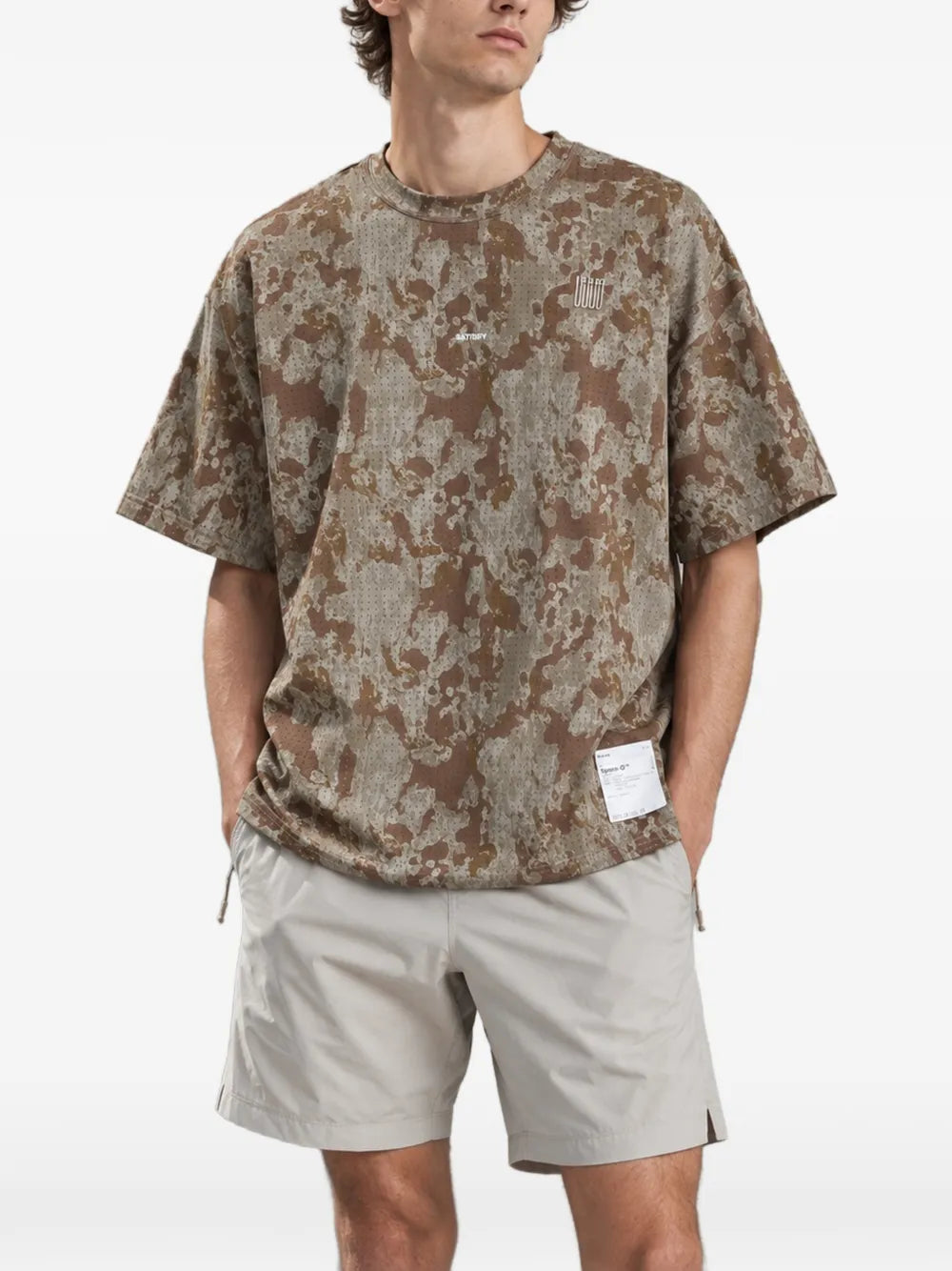 Space‑O™ camo-print T-shirt