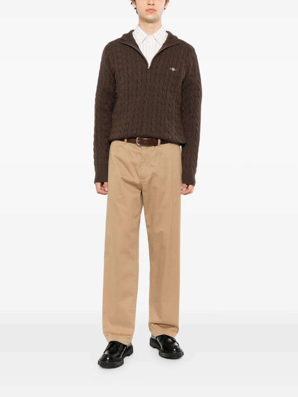 logo-embroidered jumper