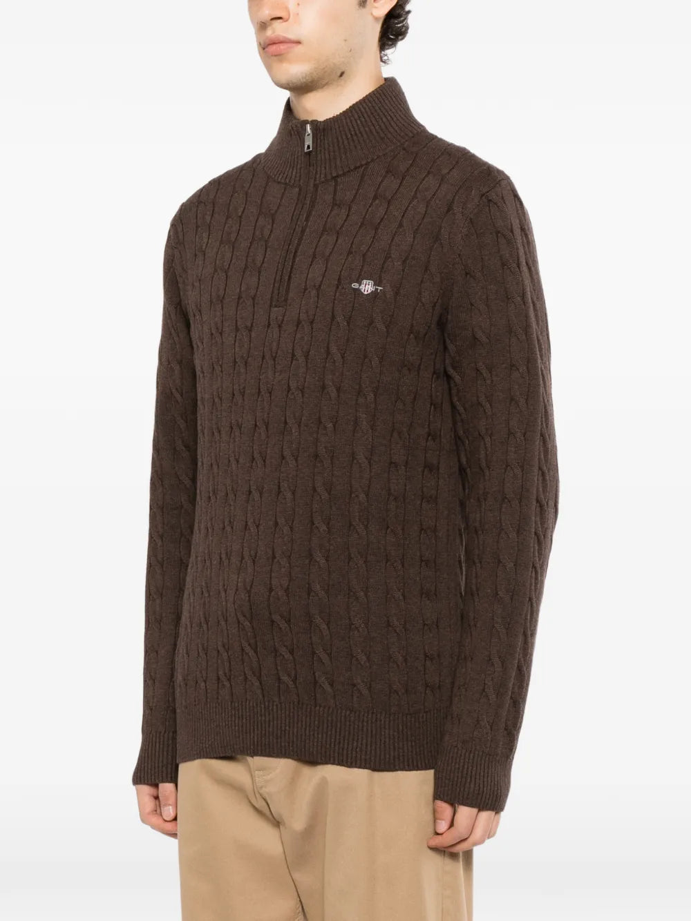 logo-embroidered jumper