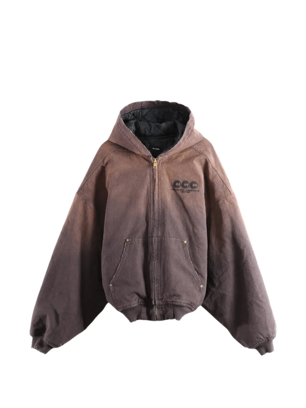 Quilted Juggernaut logo-embroidered hooded jacket