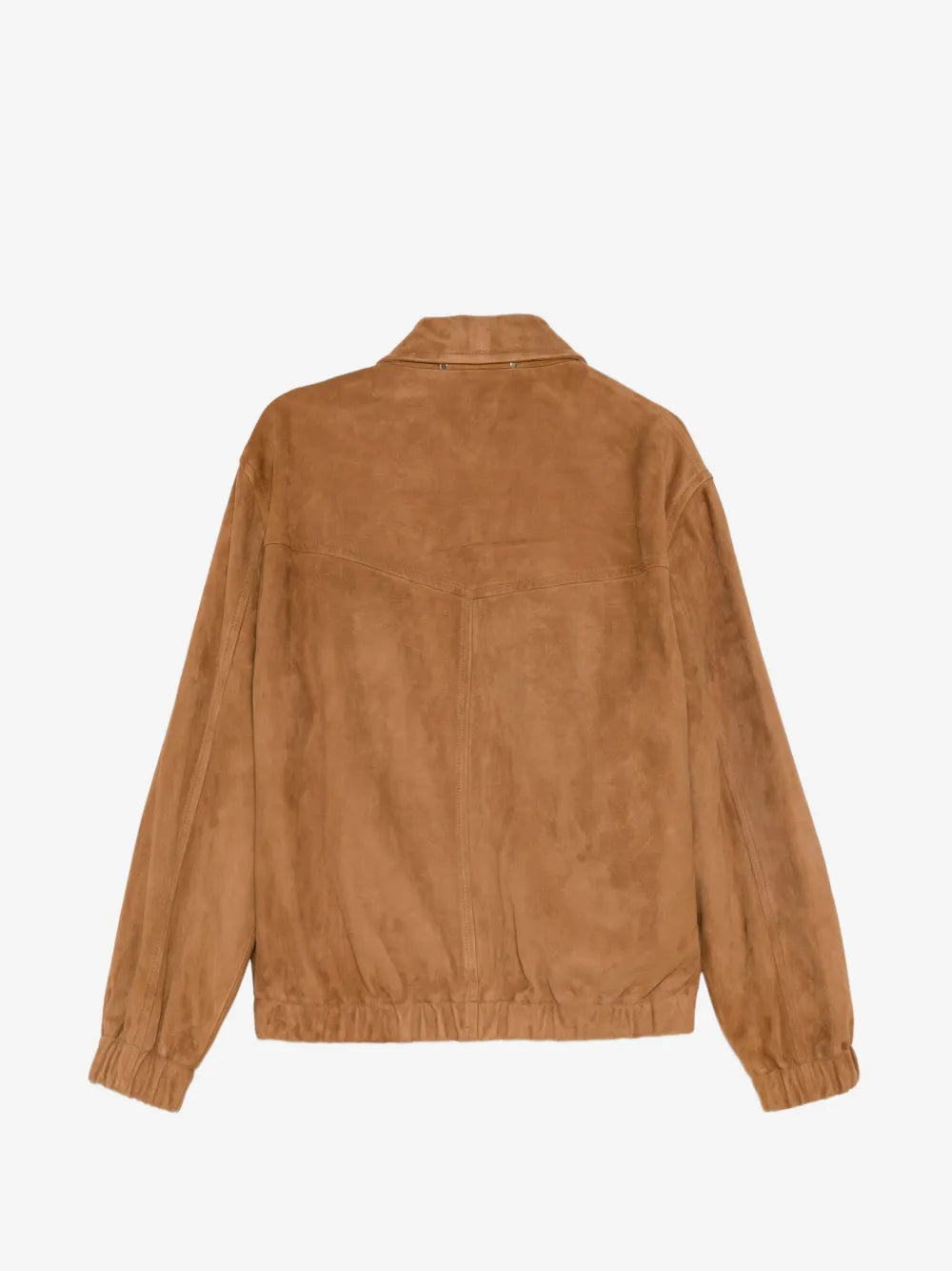 Two-Way Zip Leather Jacket