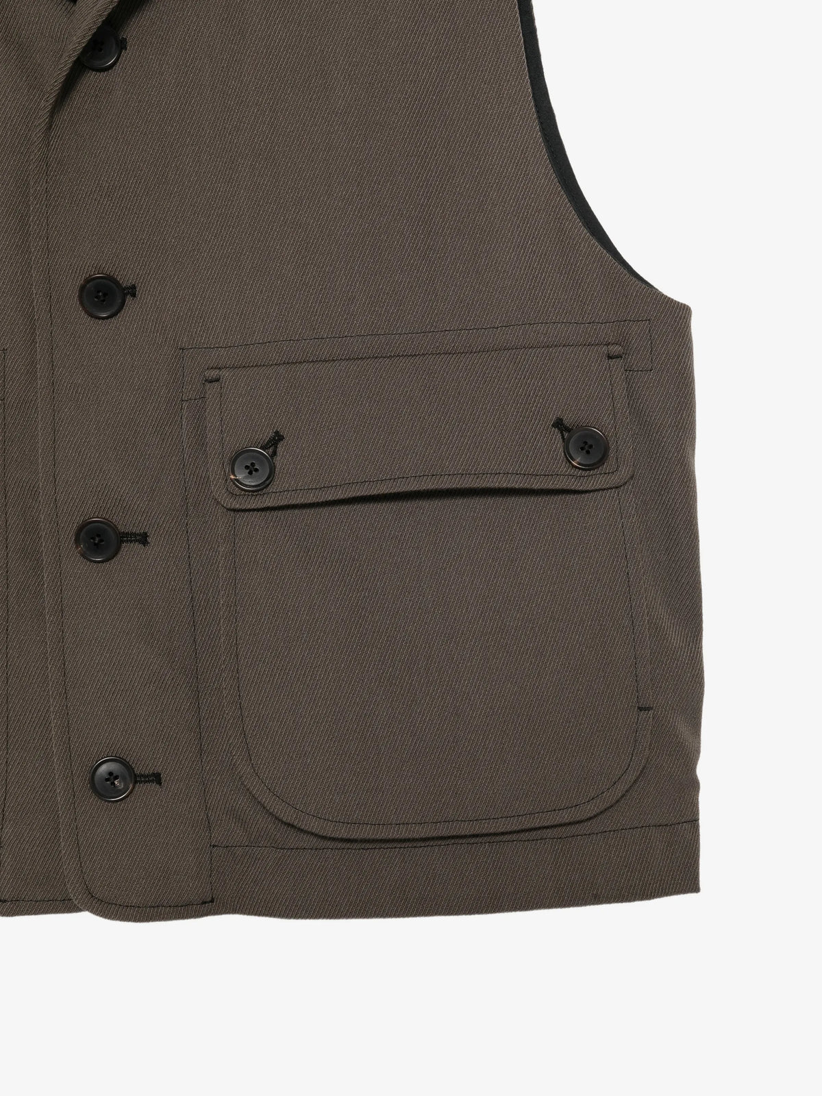 Twill Vest Jacket