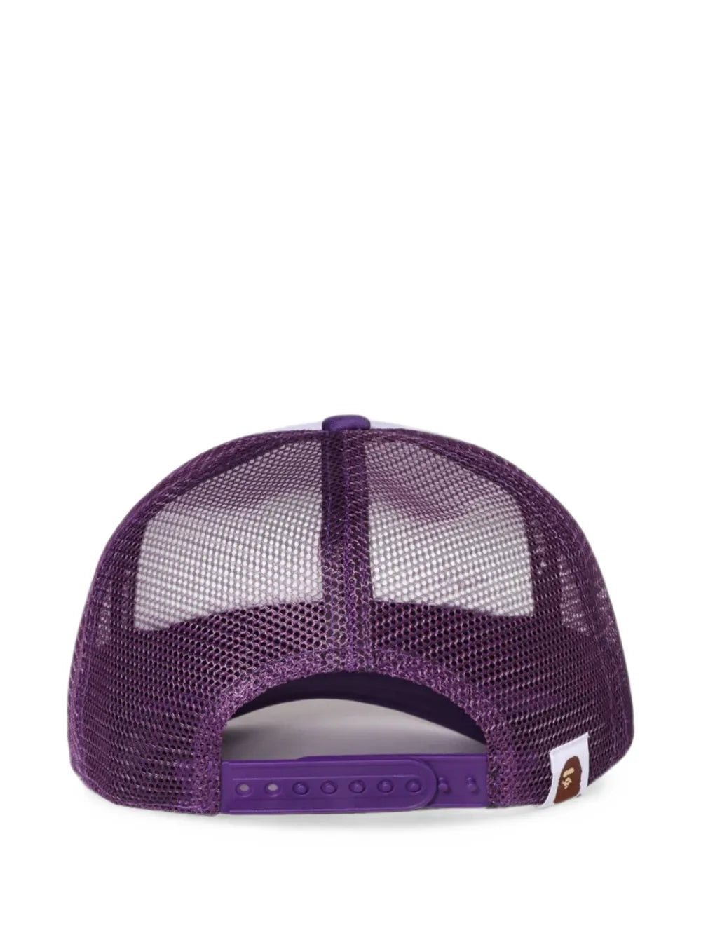 College logo-print trucker cap