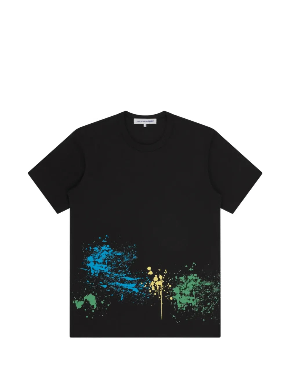 paint-splatter T-shirt