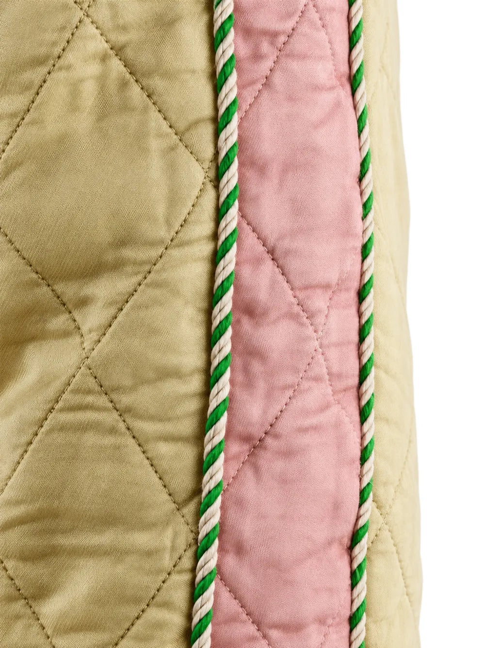 Quilted Graphic-Print Jacket