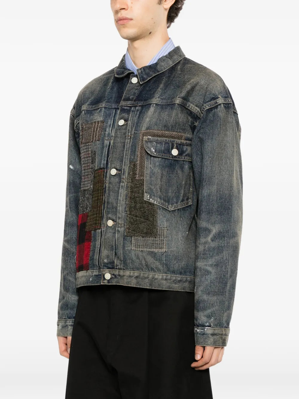 Patchwork Denim Jacket