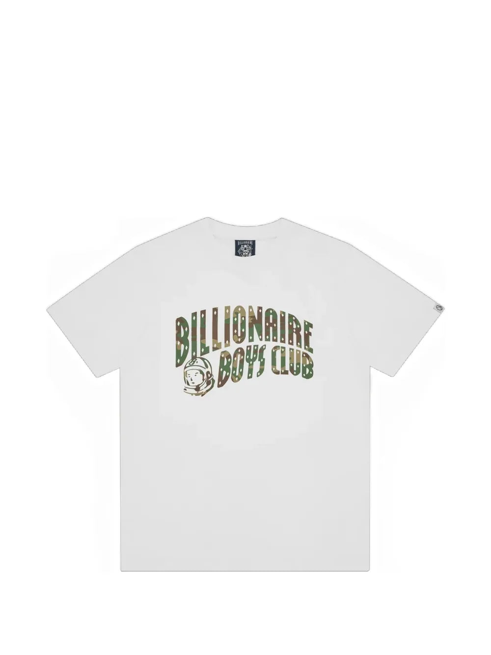 camo-print logo T-shirt