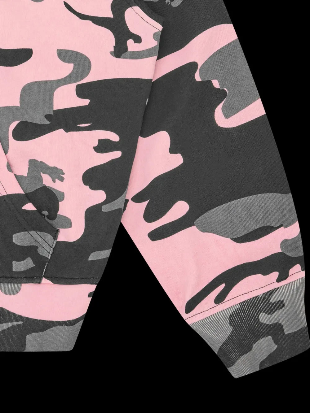 camouflage-print zip-up hoodie