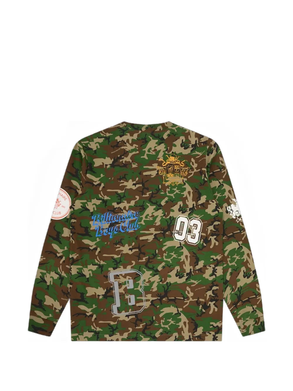 camouflage-print long-sleeve T-shirt