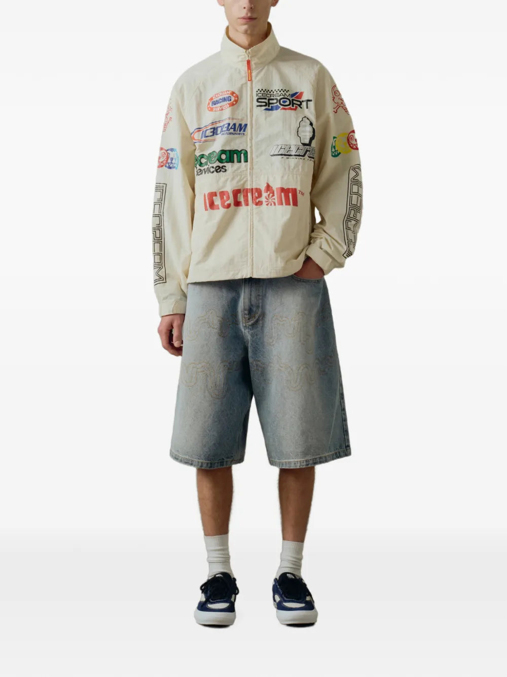 Pit Crew zip-up sport jacket