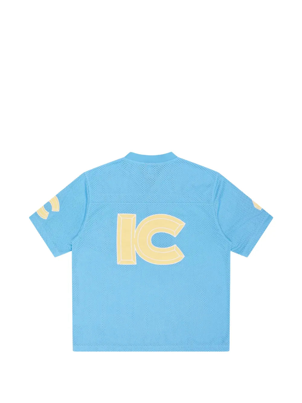 logo-print mesh T-shirt
