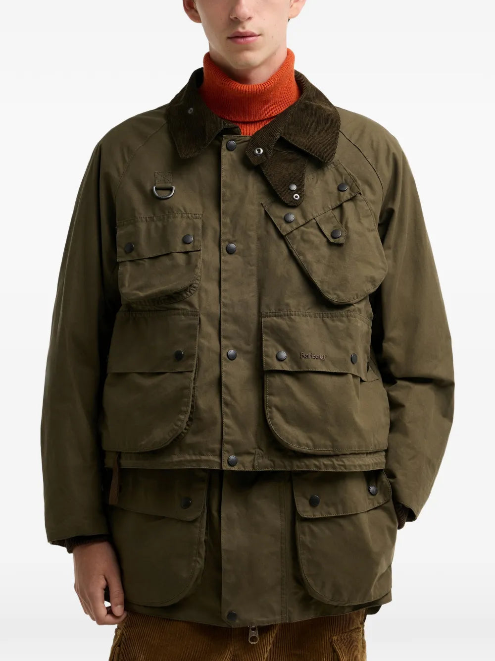 multi-pocket layered jacket