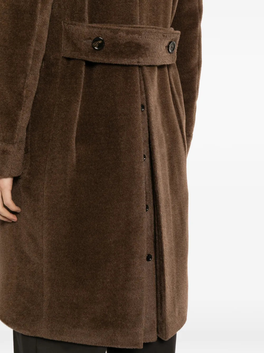 double-breasted coat