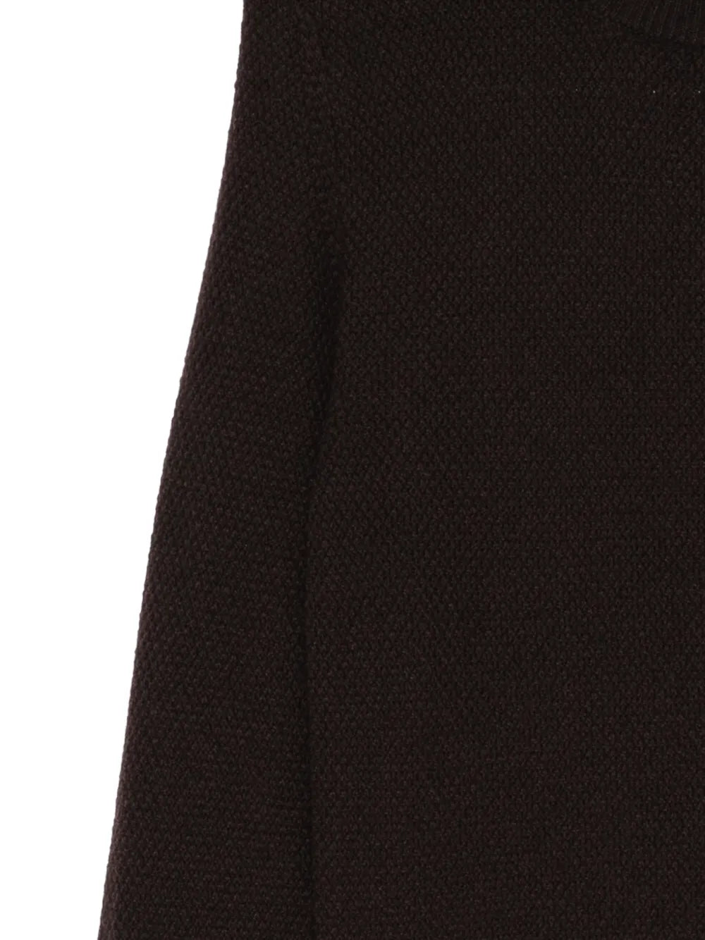 waffle-knit  sweater