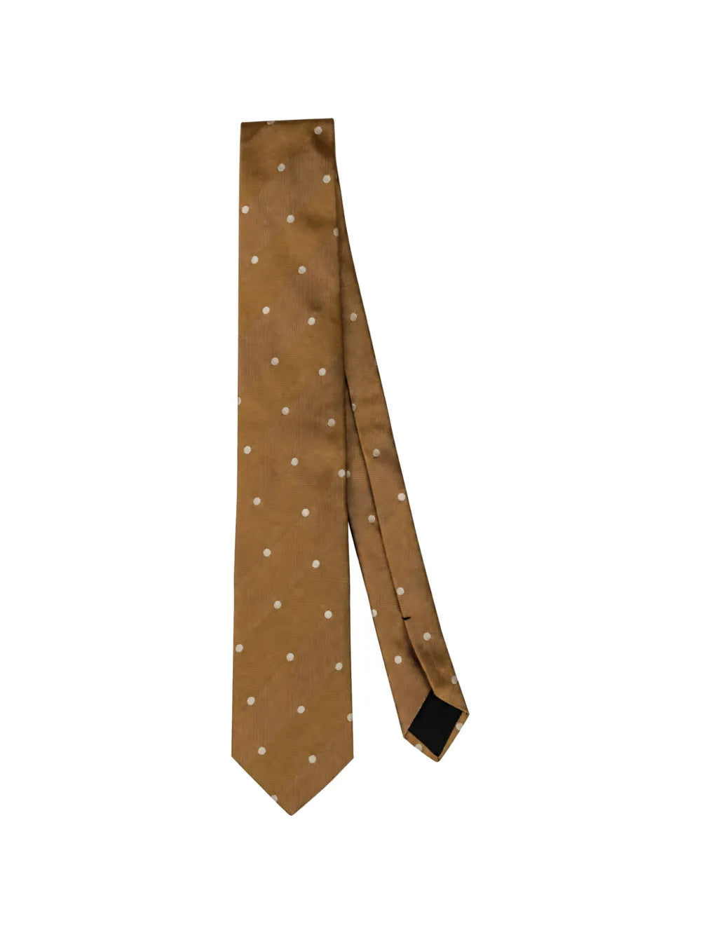 polka-dot silk tie