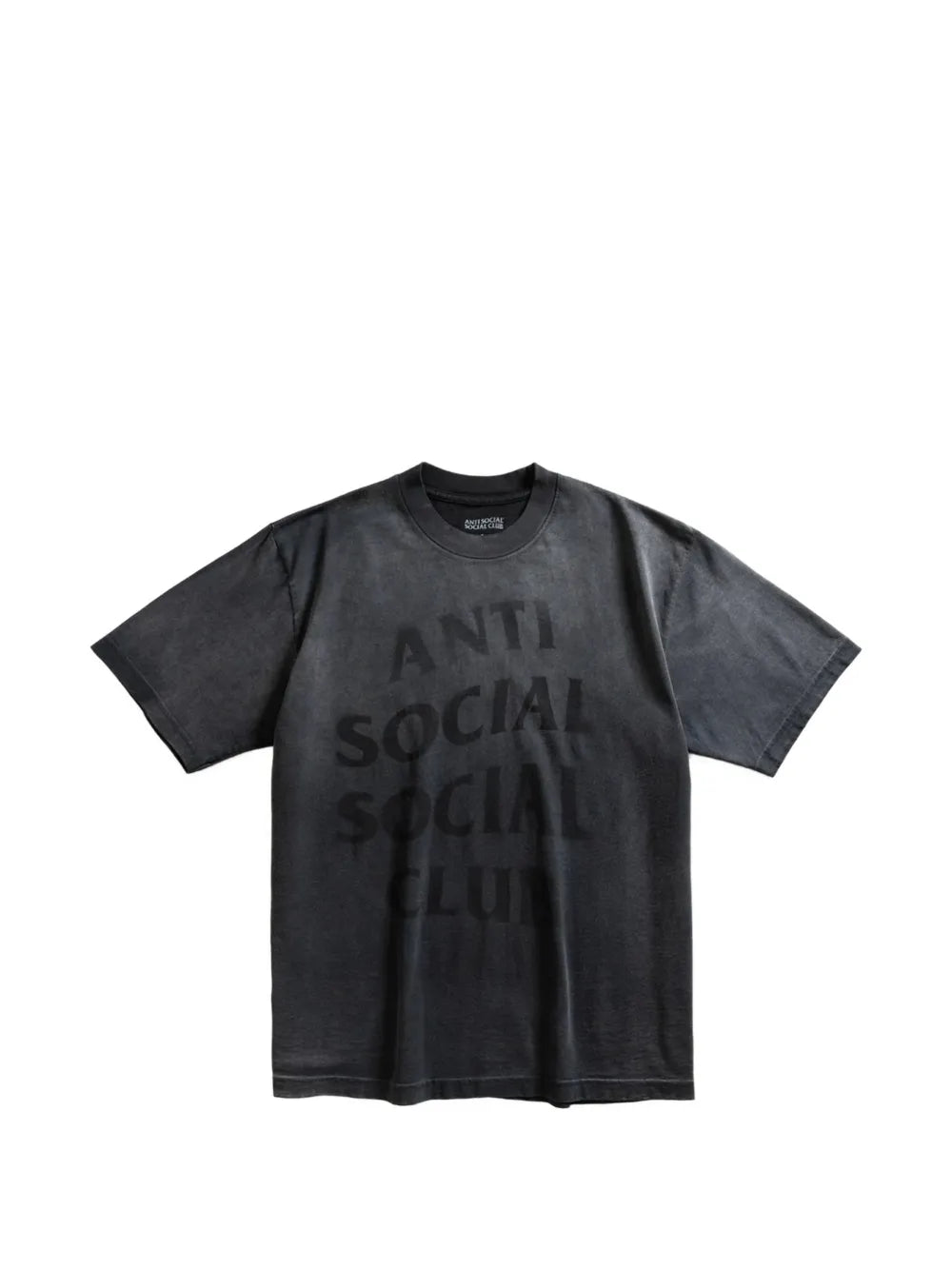 Missing logo-print washed T-shirt