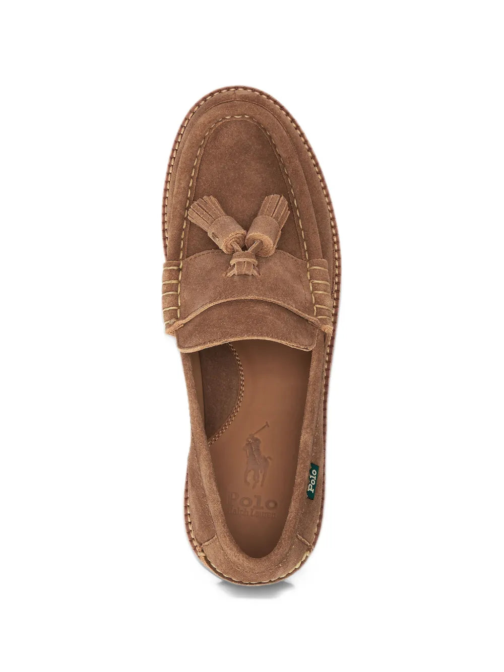 tassel-detail suede loafers