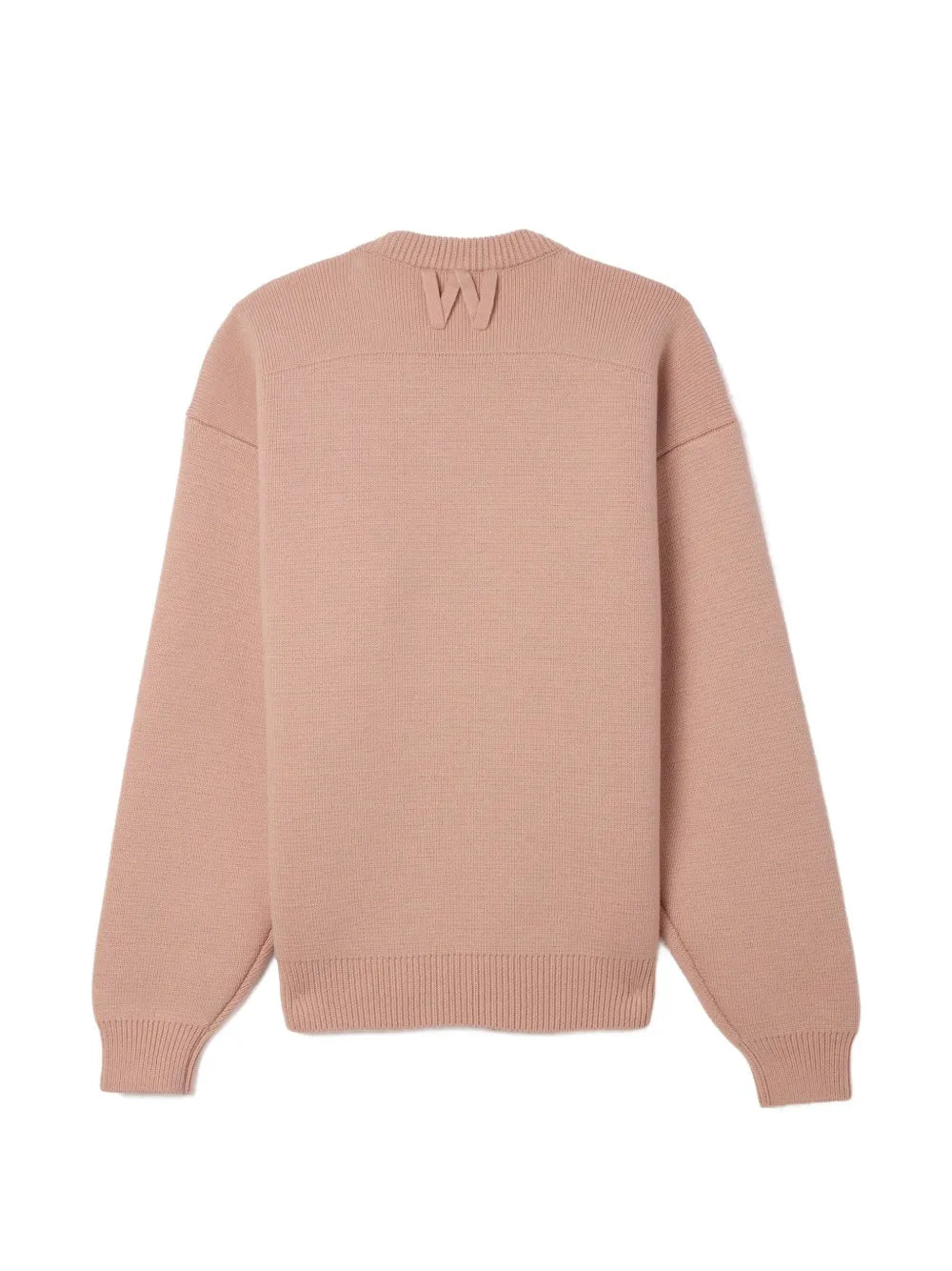 logo-embroidered wool sweater